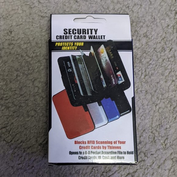 Security Credit Card Wallet Aluminum - Picture 3 of 3